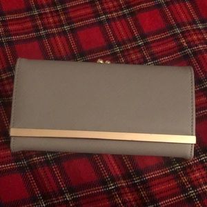 Grey Clutch Wallet